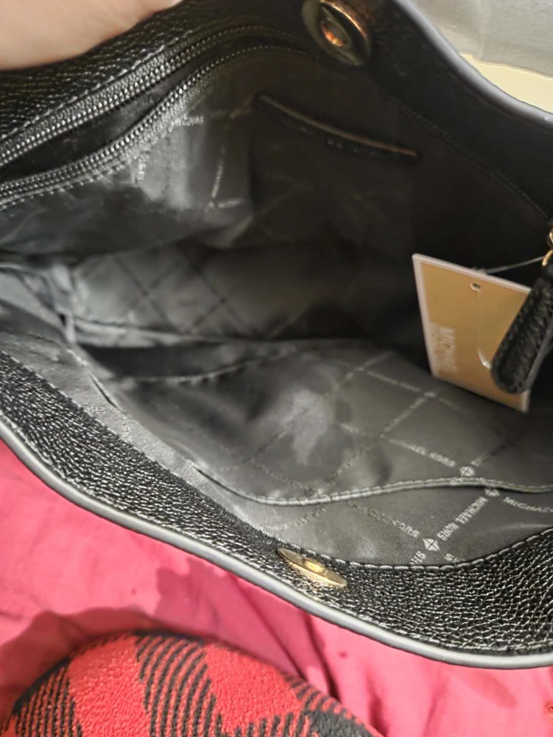 Michael Kors Black Leather Hobo Shoulder Bag - photo 3