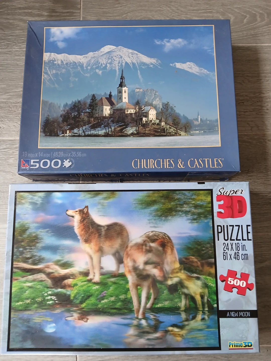 Prime3D Wolf Puzzle & Sure-Lox Churches & Castles Puzzle. - photo 2