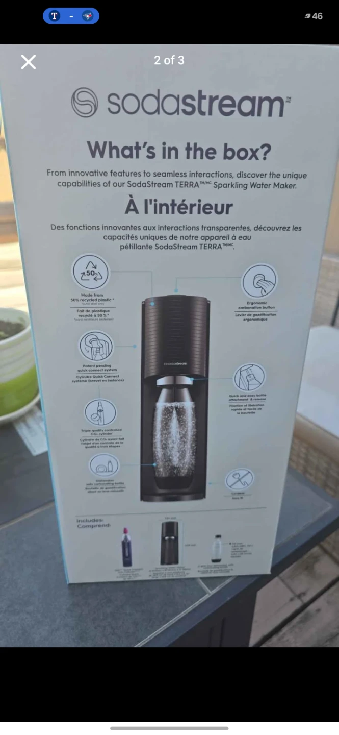 SodaStream Terra Sparkling Water Maker - photo 3