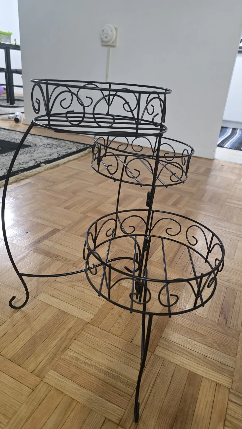 3-Tier Metal Plant Stand - photo 3