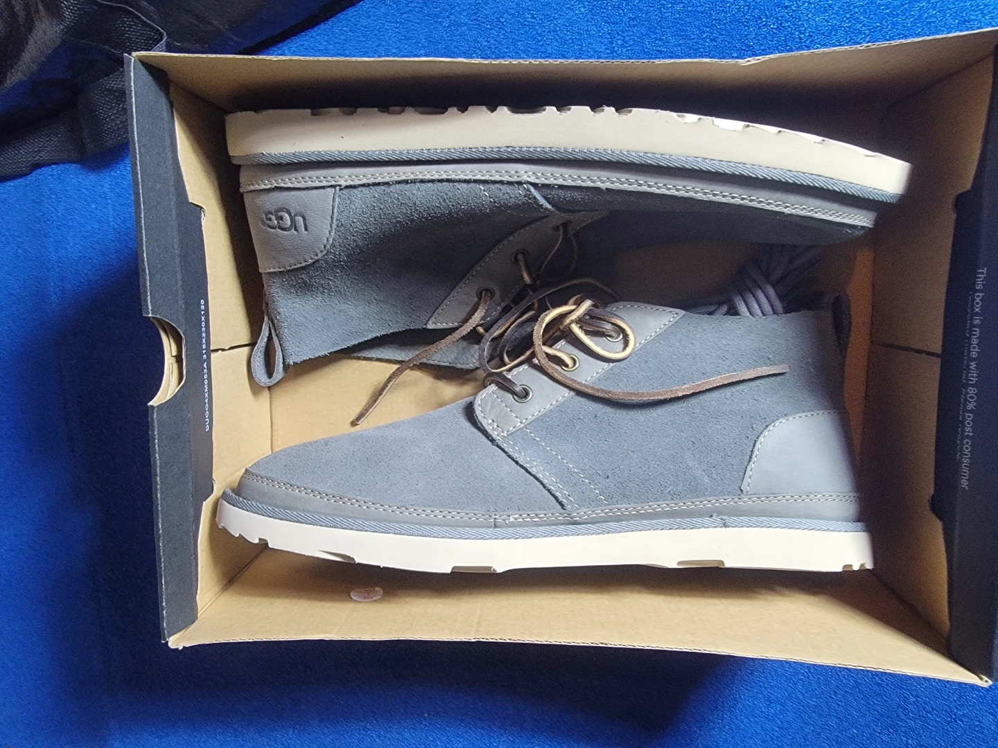 UGG Neumel Unlined Leather Boots Gray Size 10 - photo 4