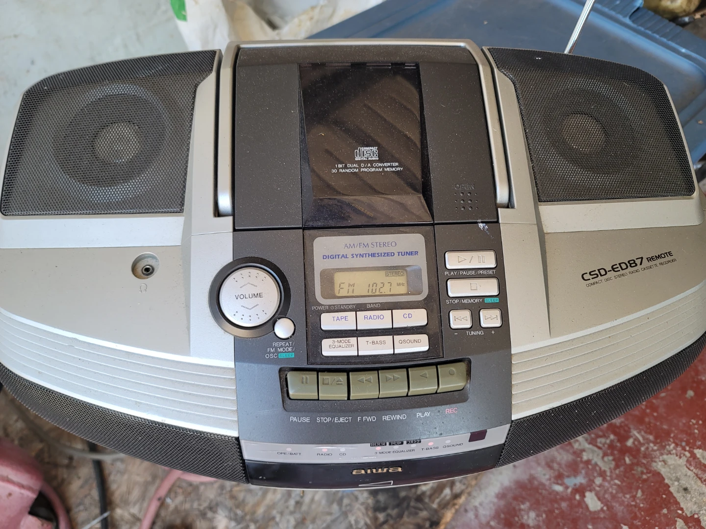 Aiwa CSD-ED87 Stereo Radio Cassette Recorder