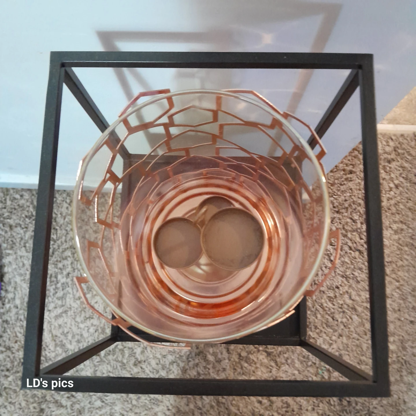 Partylite hurricane and stand - photo 4