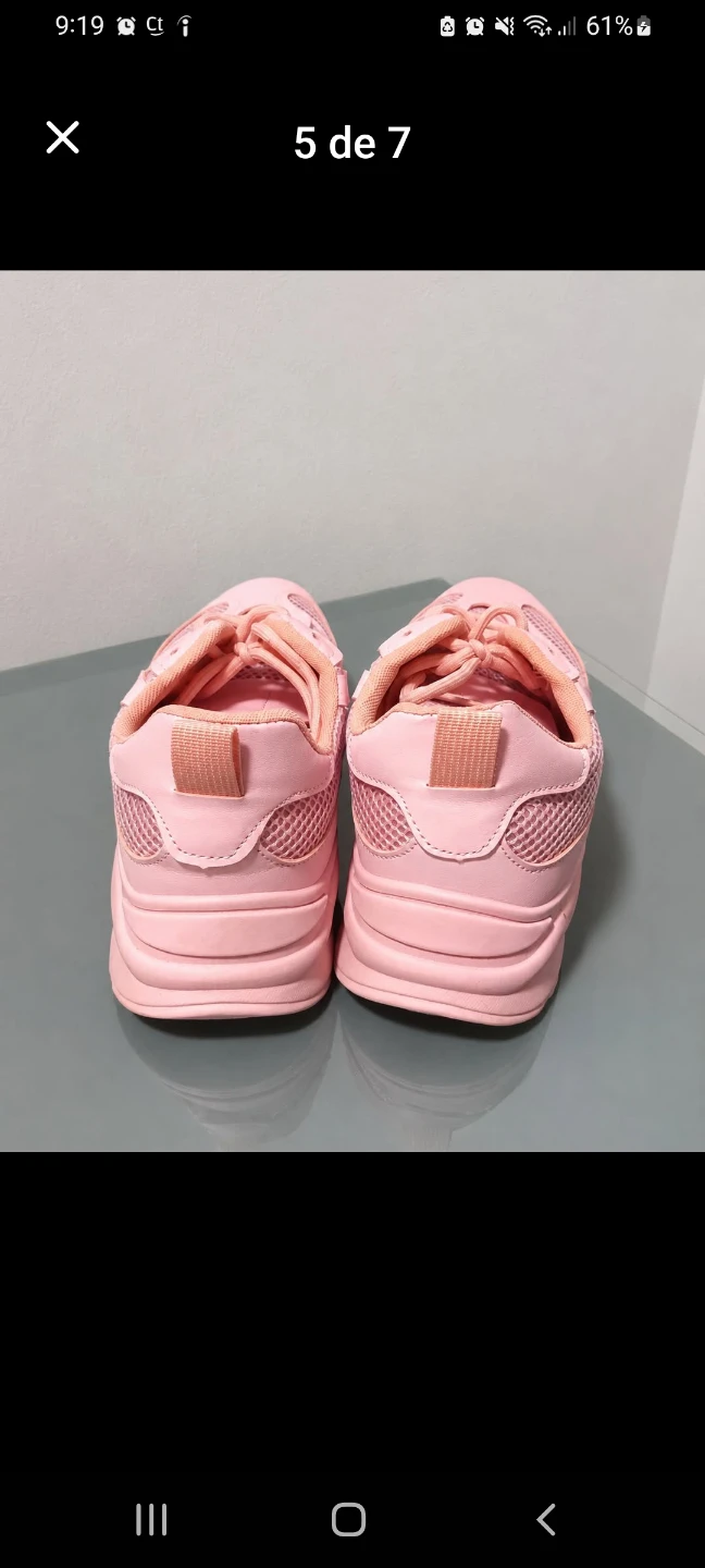Light Pink Mesh Sneakers - photo 5