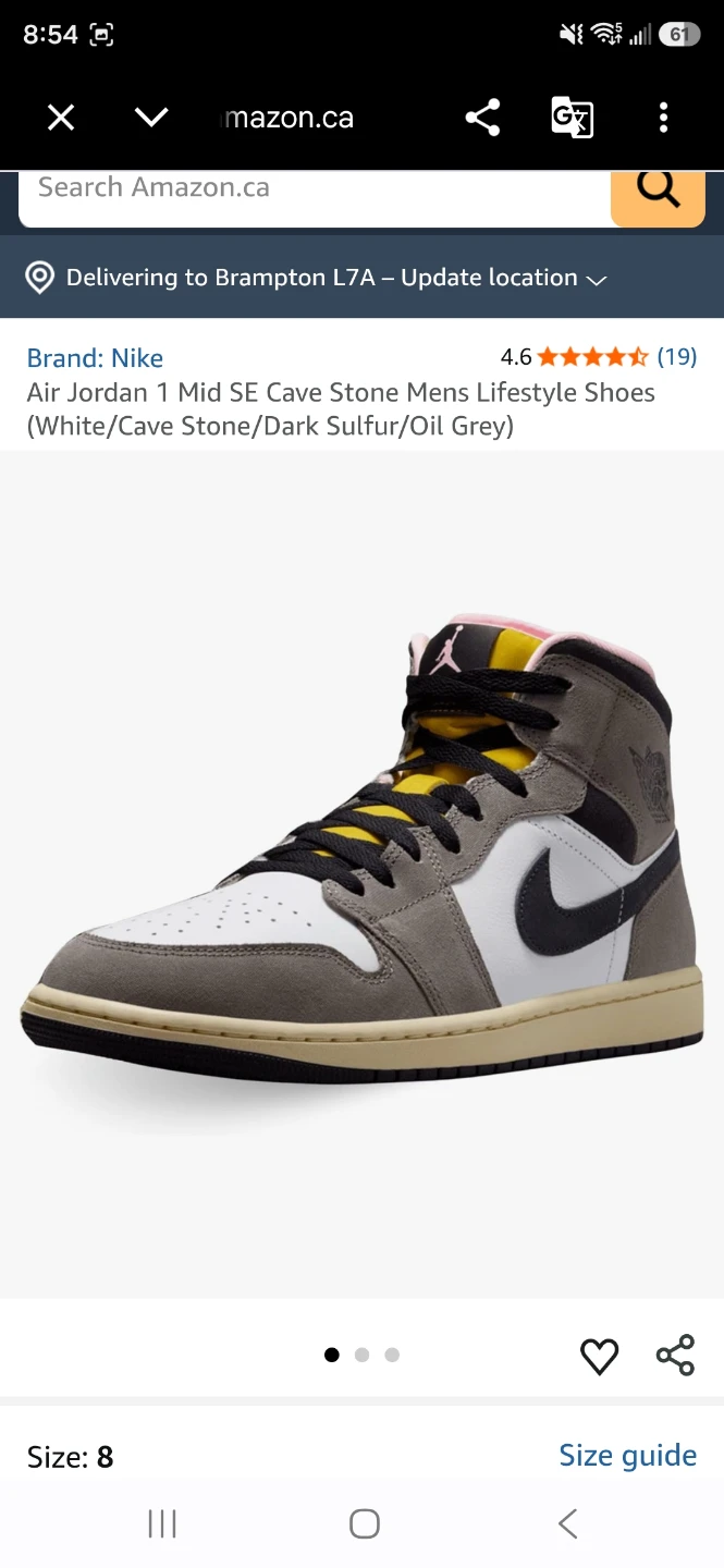 Nike Air Jordan 1 Mid SE Cave Stone