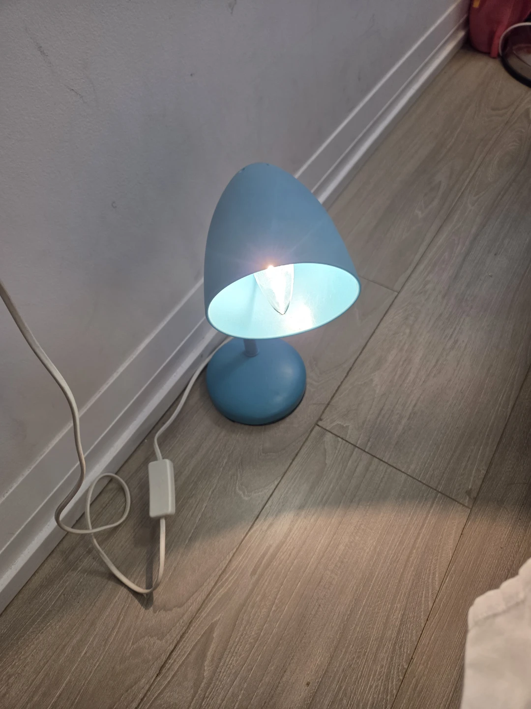 Blue metal table lamp - photo 2