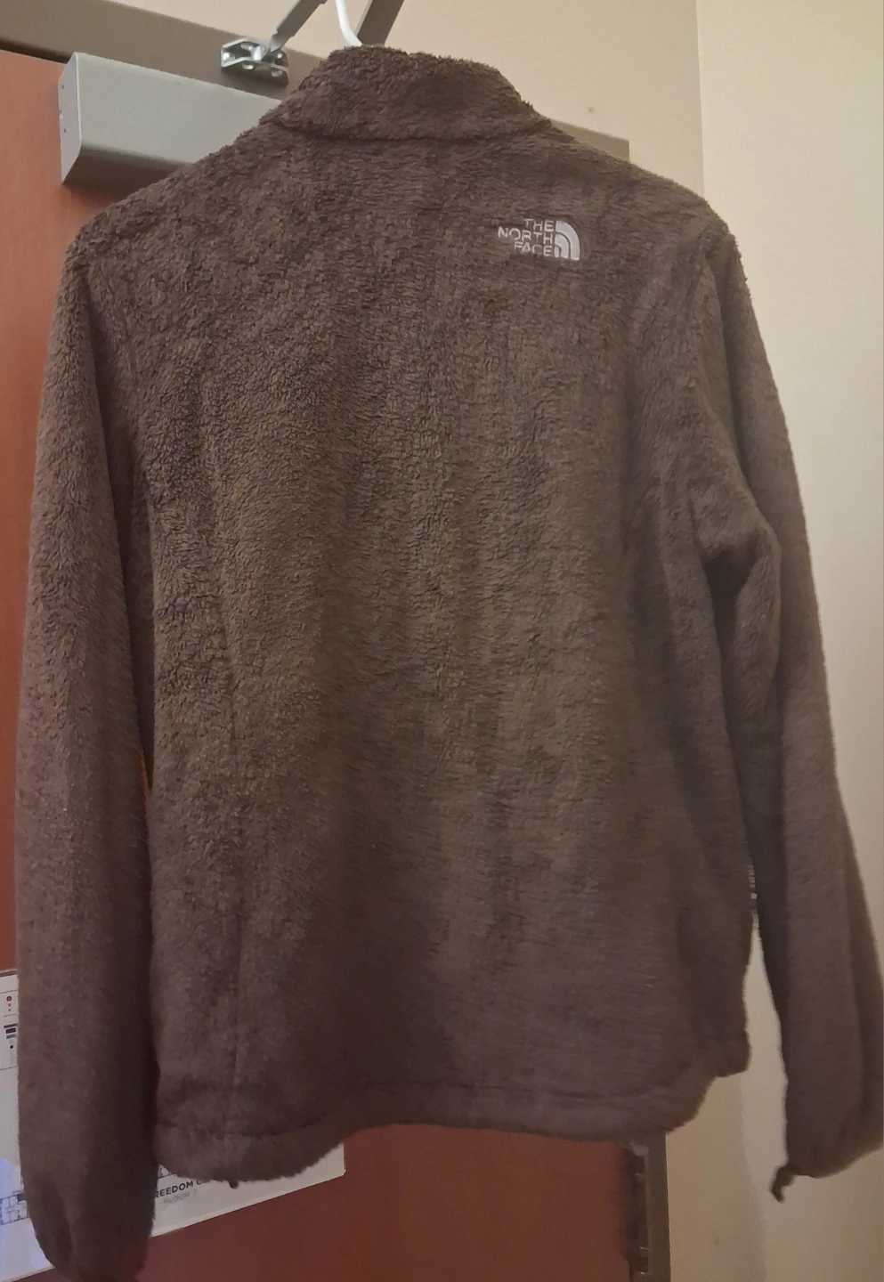 The North Face brown fuzzy fleece jacket - photo 2