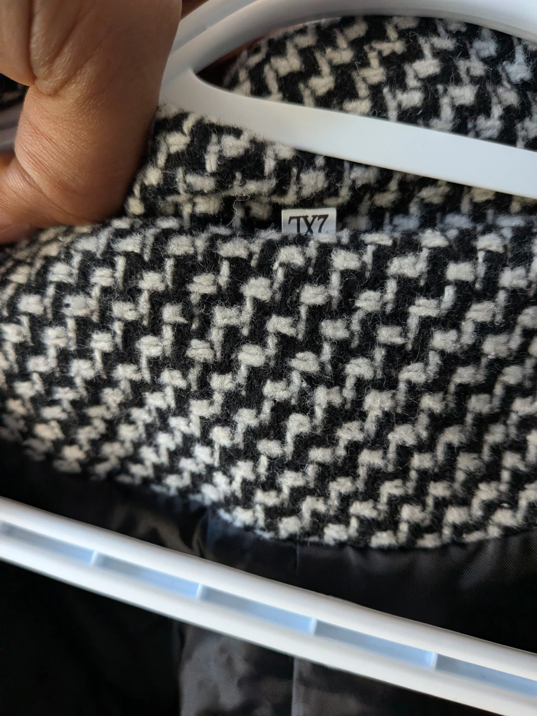 🏈New Black and white houndstooth blazer - photo 4