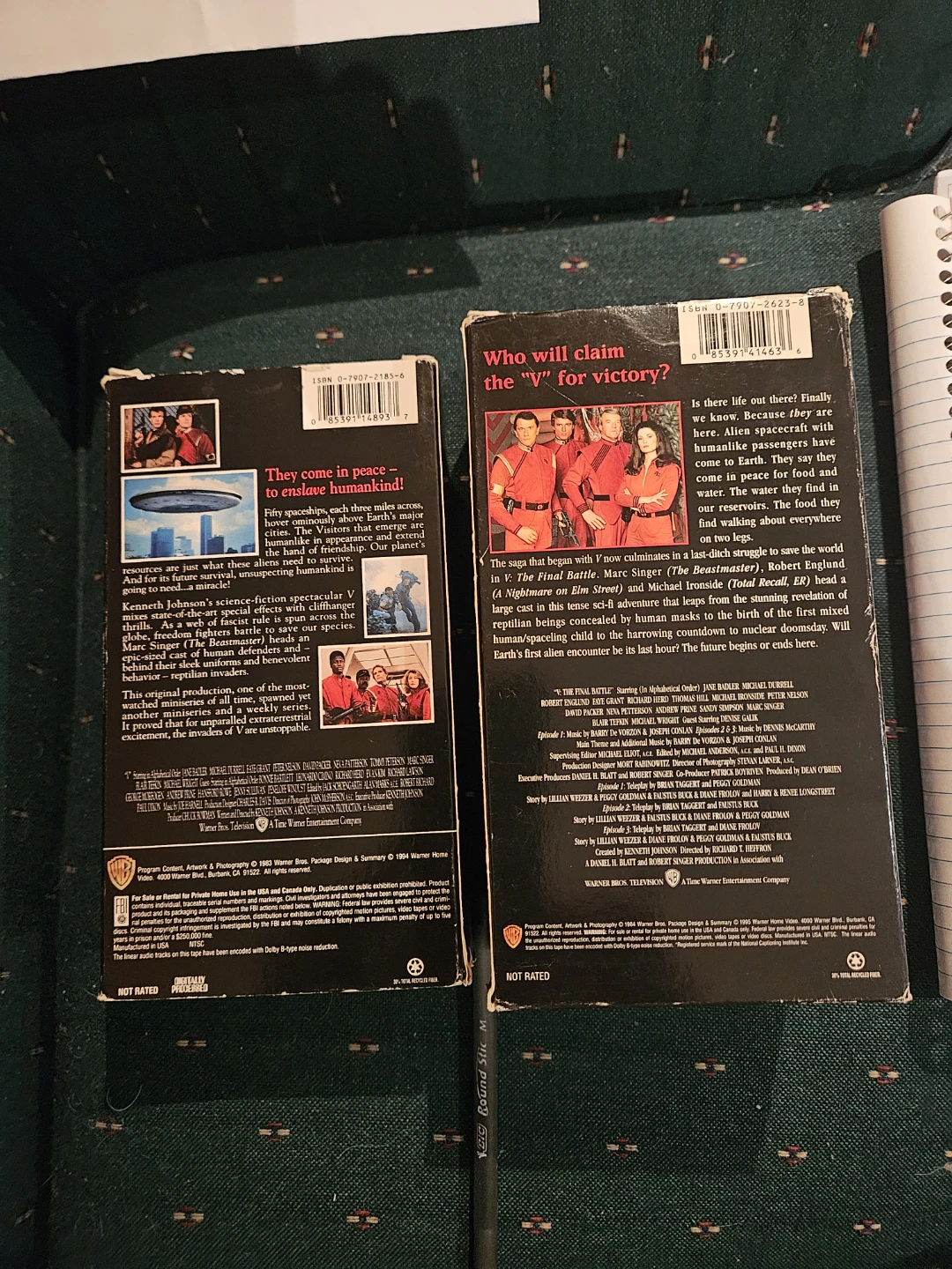 V The Original Miniseries and The Final Battle VHS Set - photo 3