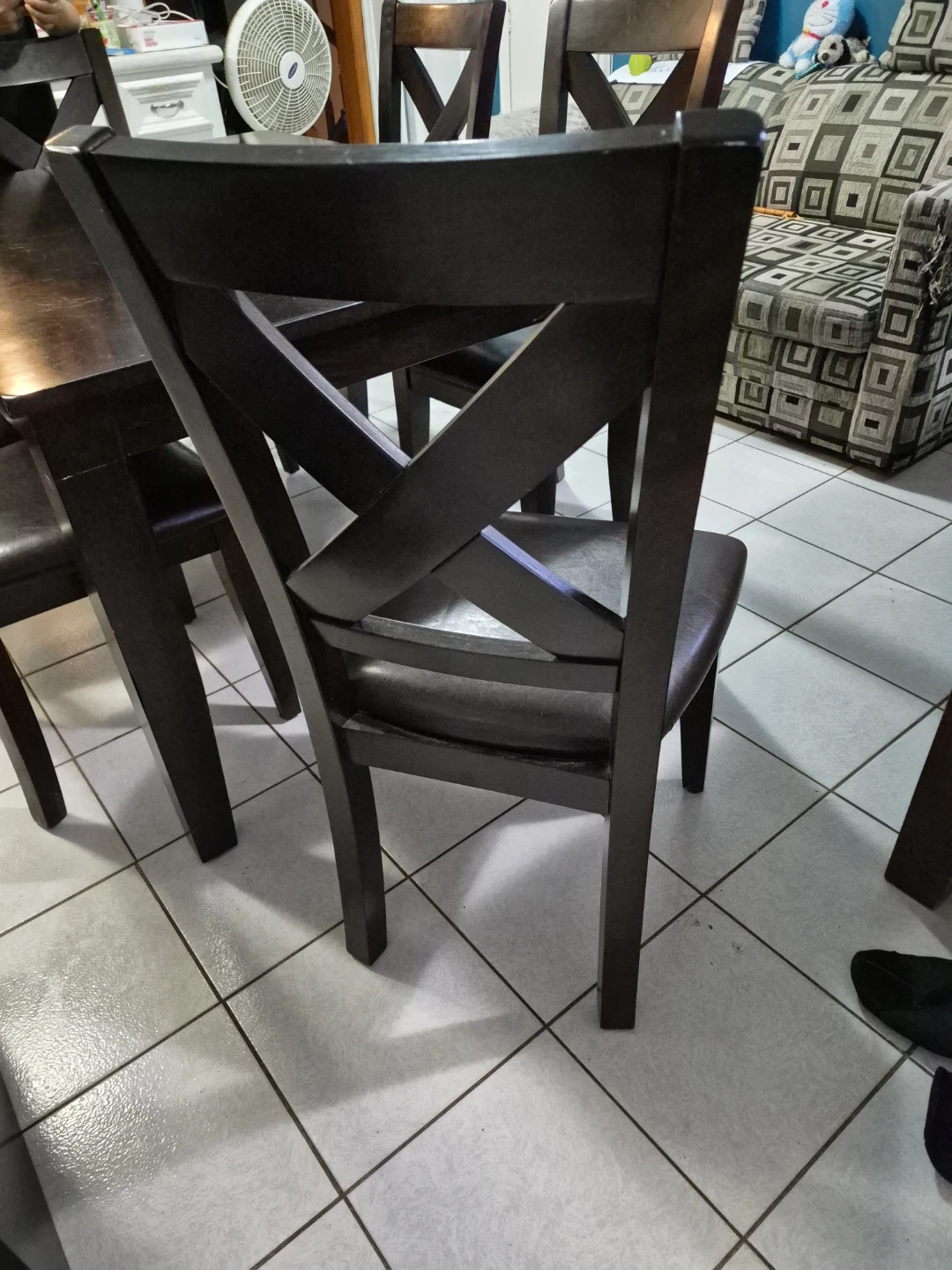 Dining table 6 chairs. Wood for sale - photo 4