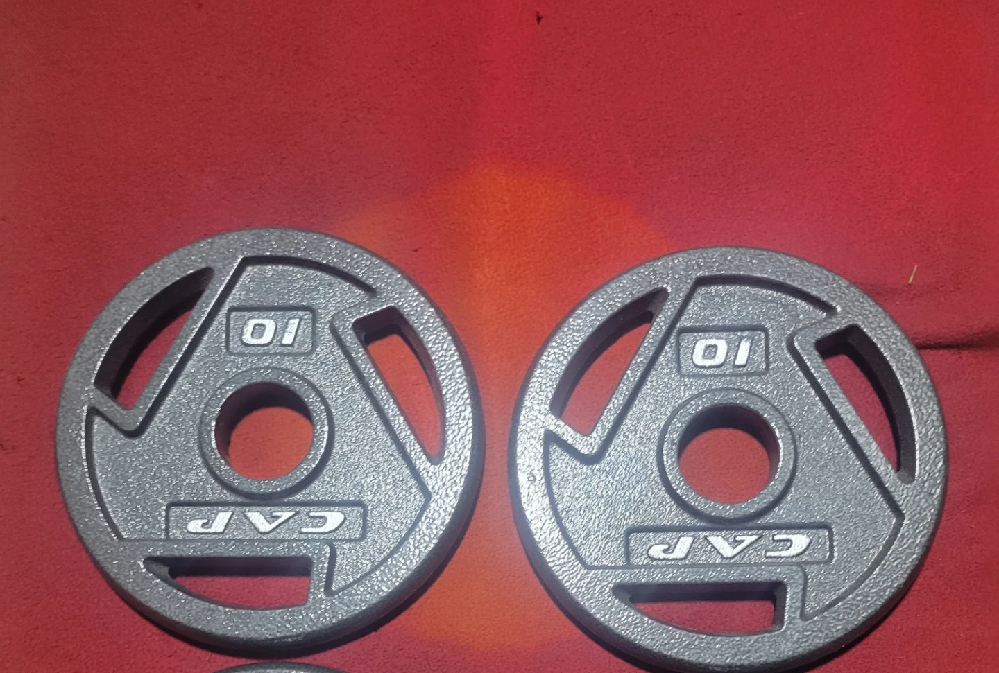 CAP 2" HOLE 10LB PLATES TOTAL 20LBs
