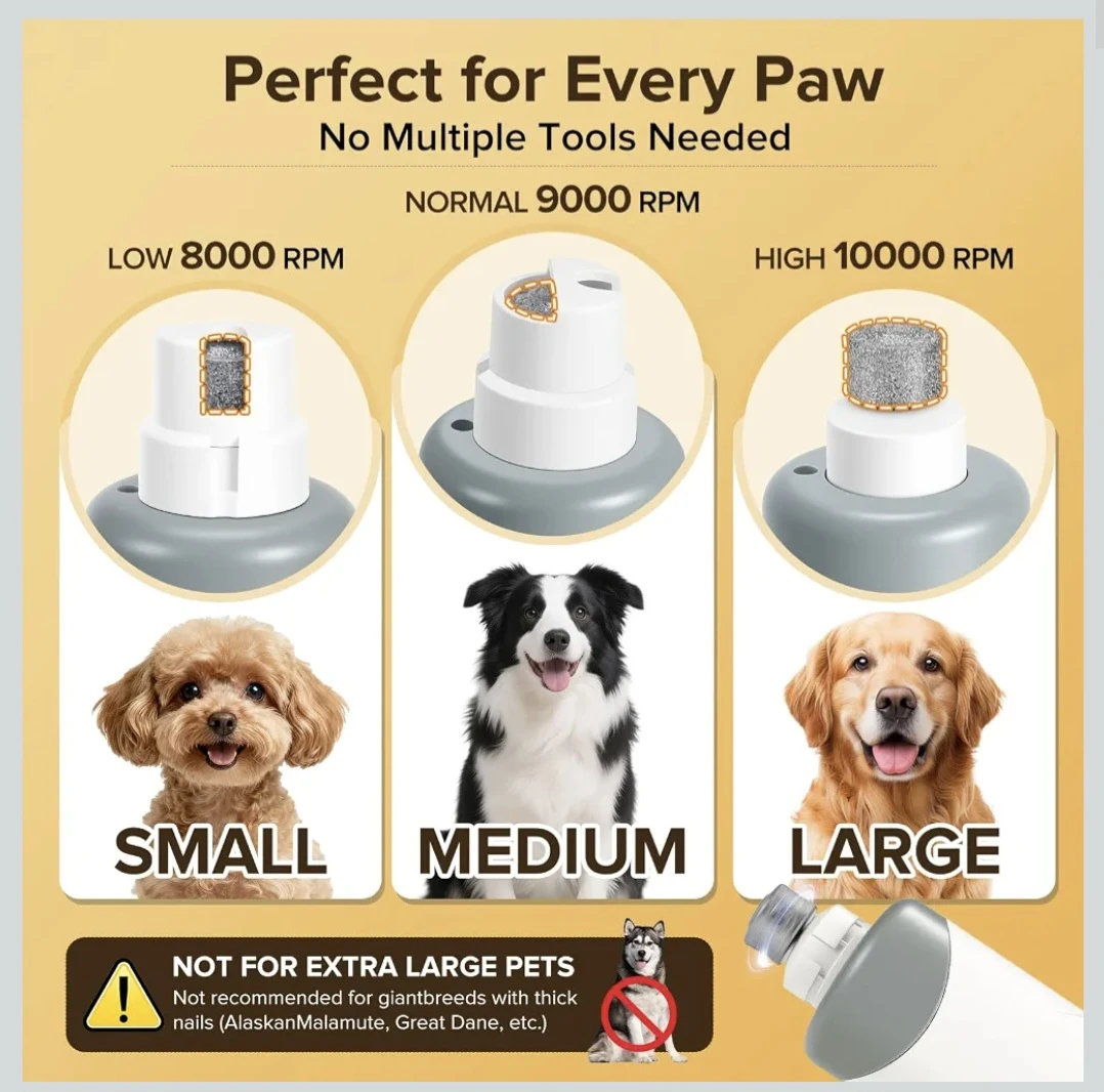 Electric Pet Nail Grinder - photo 2