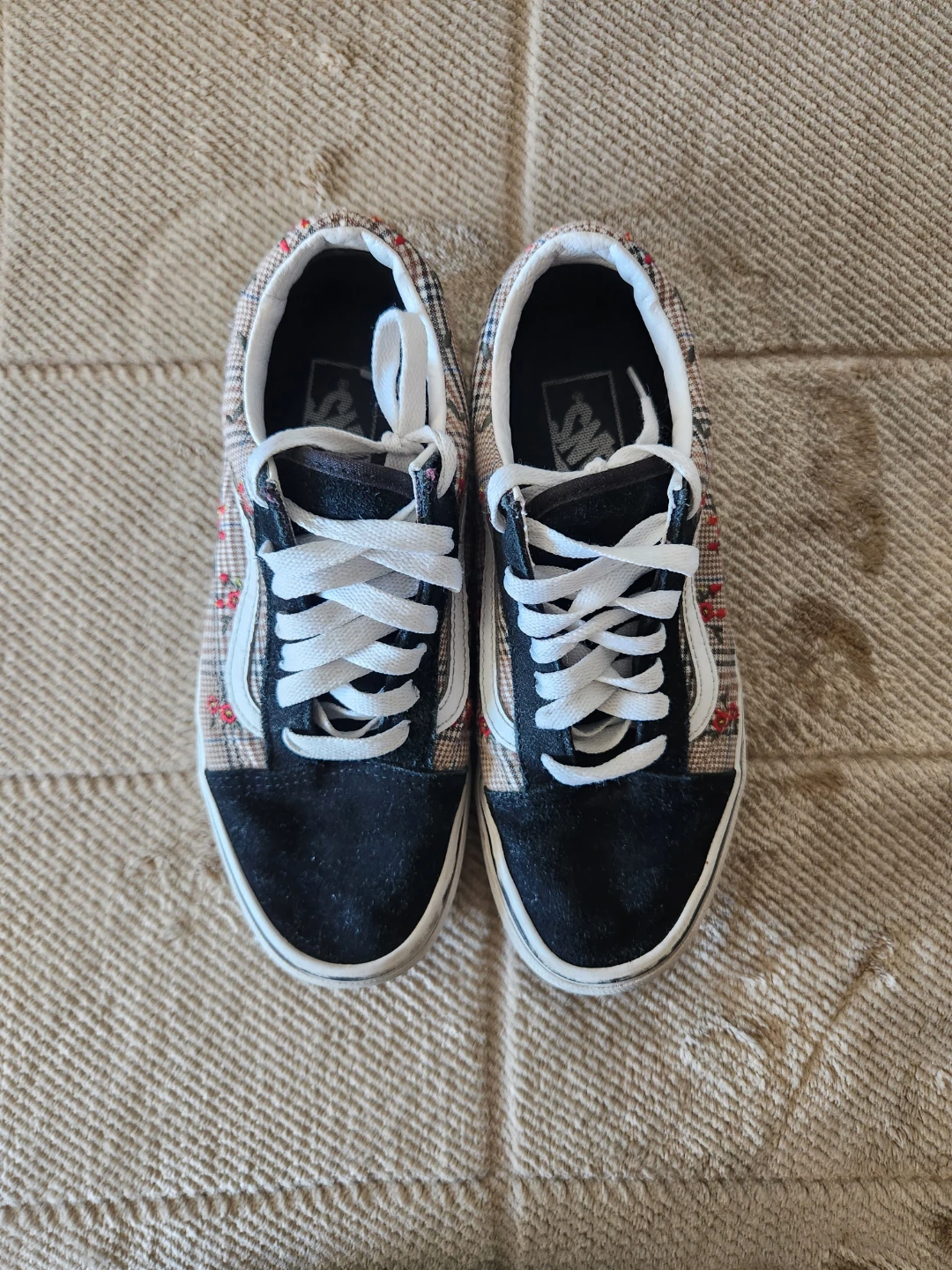 Vans Old Skool Floral Plaid Sneakers - photo 4