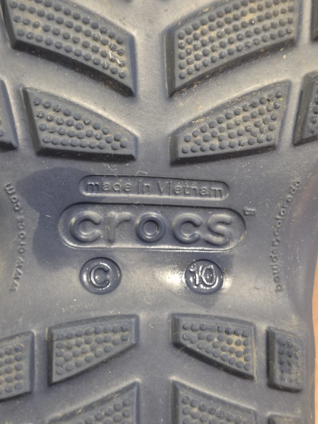 Crocs Navy Rain Boots Size C10 - photo 3