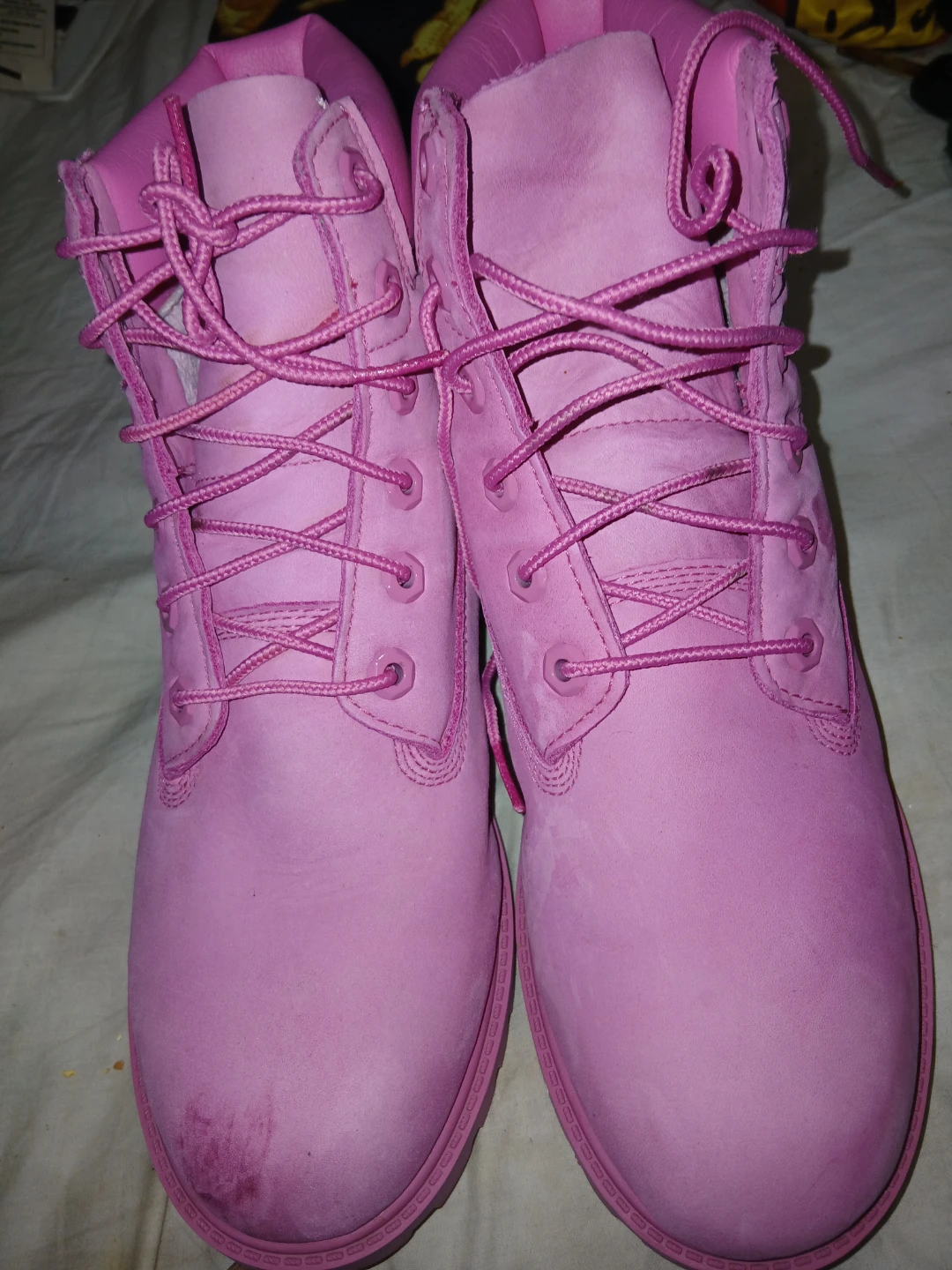 Pink Timberland Boots - photo 4