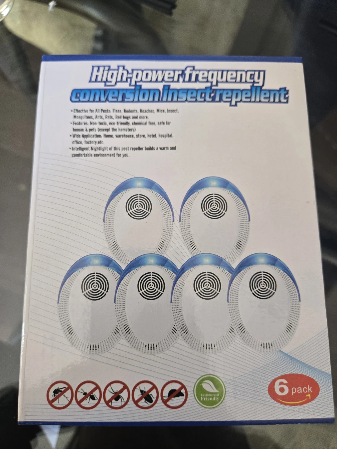 Ultrasonic Pest Repeller 6 Pack
