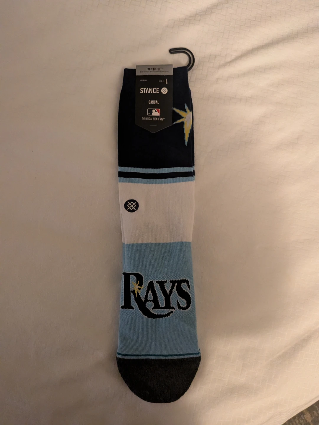 Stance Tampa Bay Rays Crew Socks Large