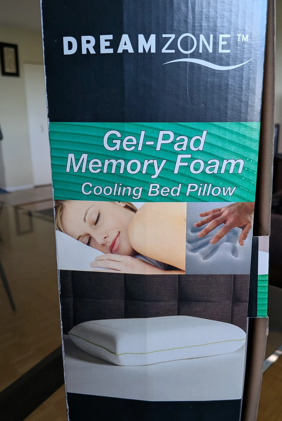 NEW - Gel-Pad Memory Foam Cooling Bed Pillow - photo 2