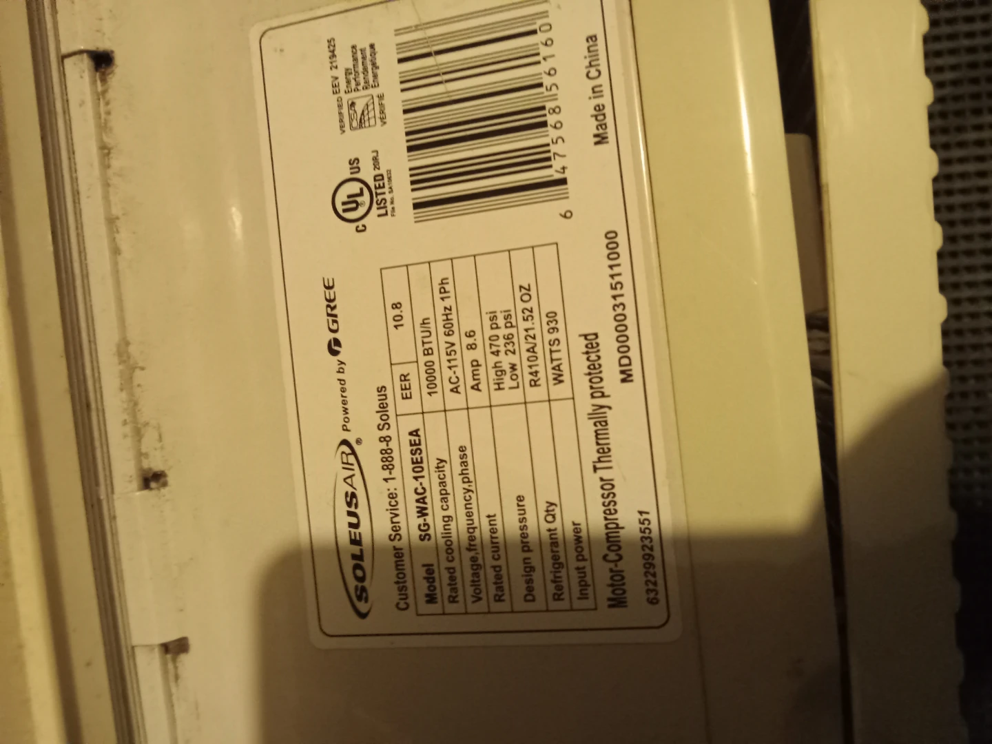 SoleusAir 10000 BTU Window Air Conditioner