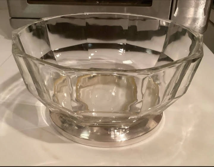 Glass Serving Bowl with Utensils - photo 2
