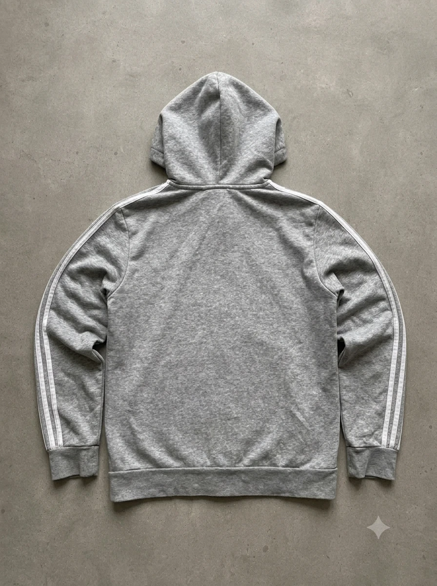 Adidas Grey Zip-Up Hoodie - photo 2