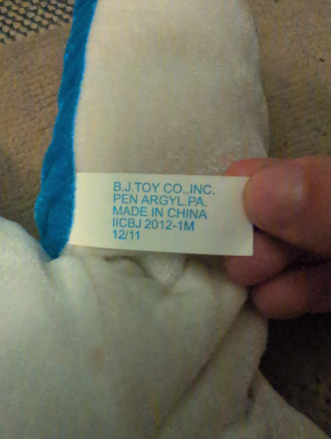 B.J. Toy Co. Blue Stingray Plush - photo 4