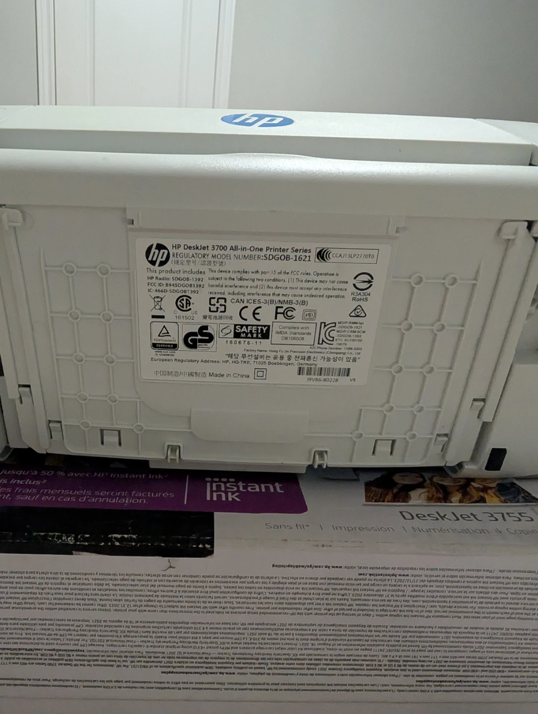HP Deskjet 3755 All-in-One Printer - photo 2