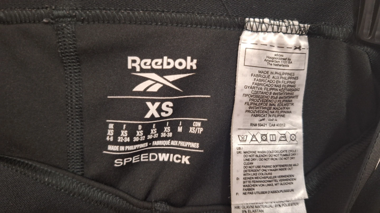 Reebok Capri Leggings Black Size XS - photo 3