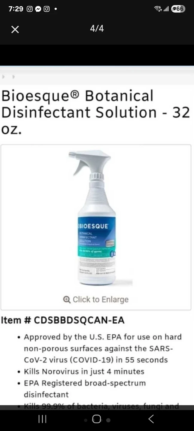 bioesque botanical disinfectant 32oz - photo 2