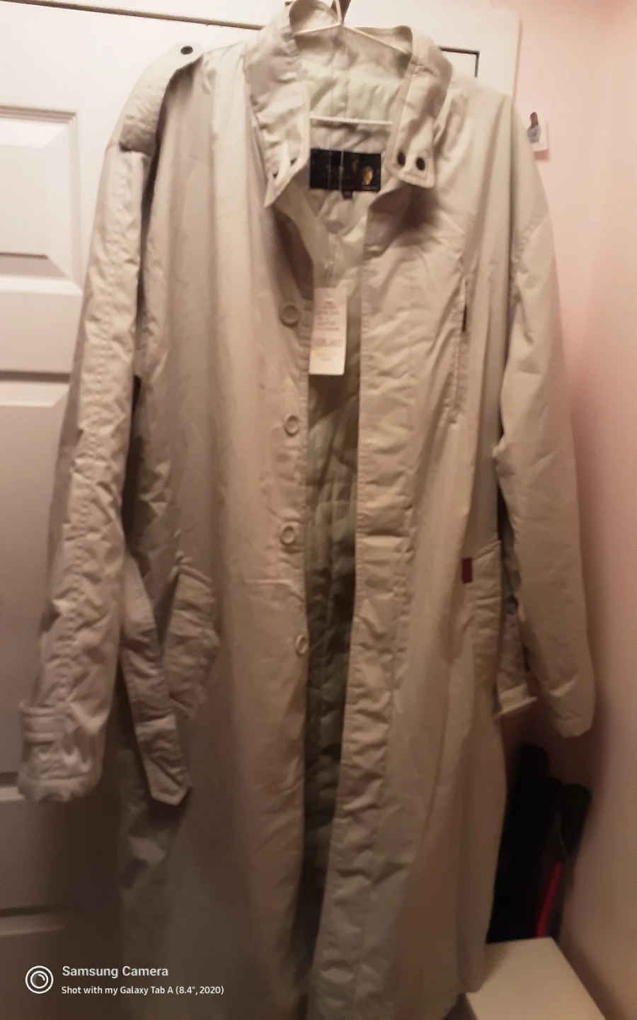 TAM Beige Trench Coat ,  MADE IN AUSTRIA