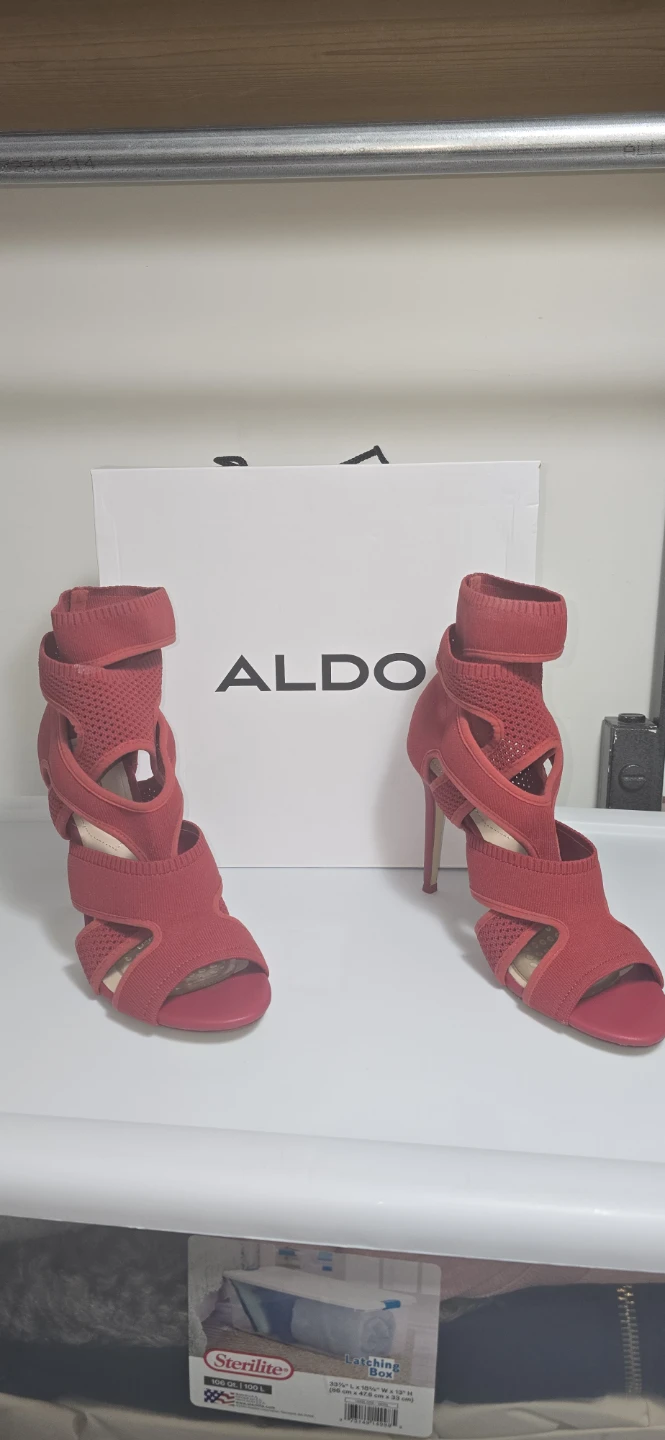 ALDO Red Stiletto Heels - Size 9 - photo 2