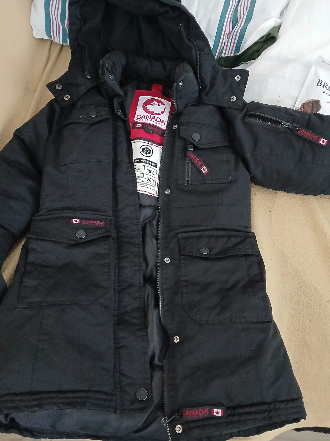 Canada Weathergear Winter Parka Black