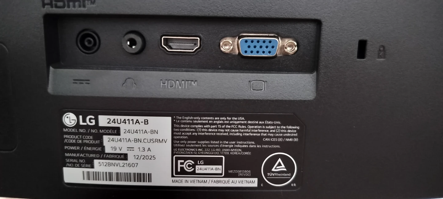 LG 24 inch Monitor - Like New - photo 3