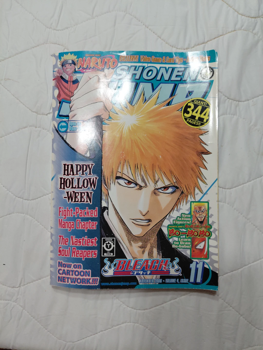 Vintage Shonen Jump Magazine with Original Yu-Gi-Oh! Promo Card