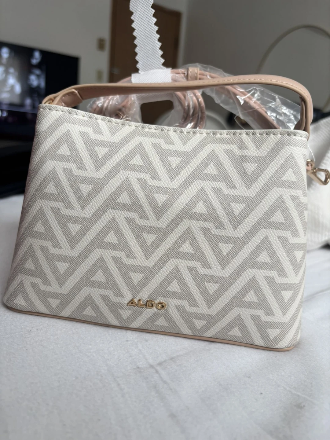 ALDO Geometric Pattern Crossbody Bag