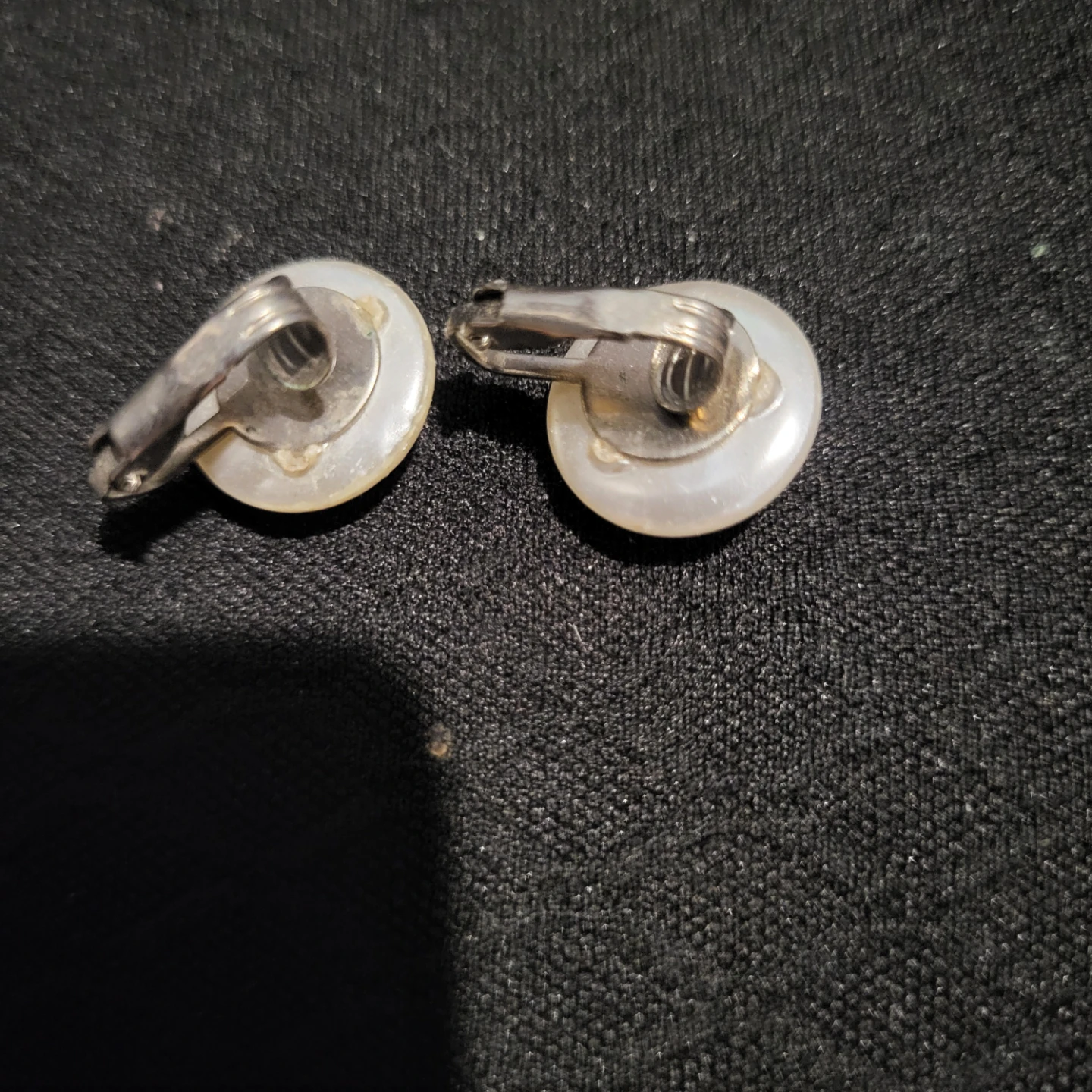 Vintage Faux Pearl Clip-On Earrings - photo 2