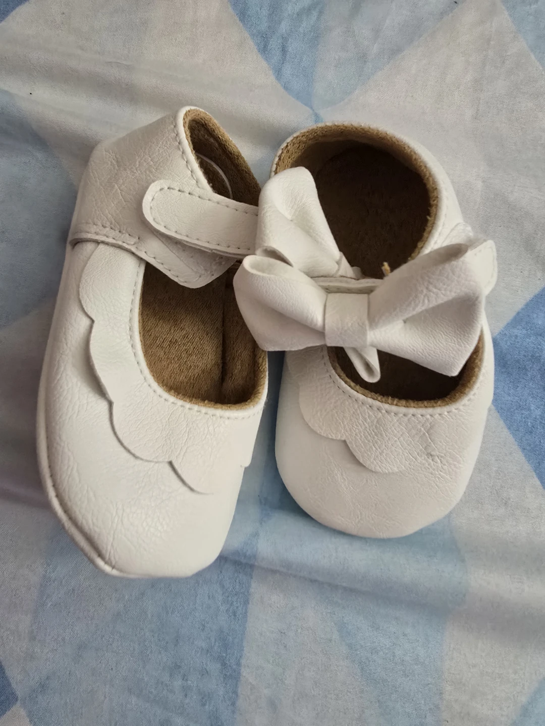 White Baby Mary Jane Shoes with Bow