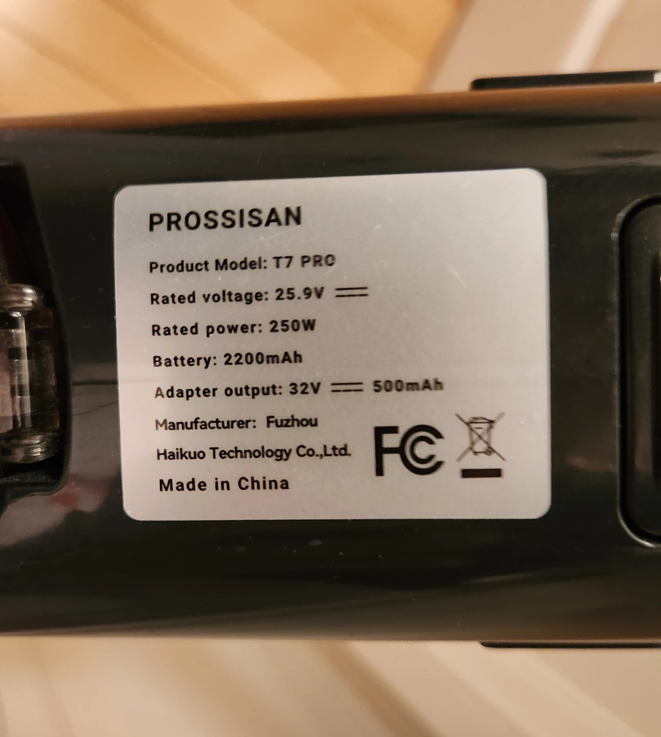 Prossisan T7 Pro Cordless Vacuum - photo 3