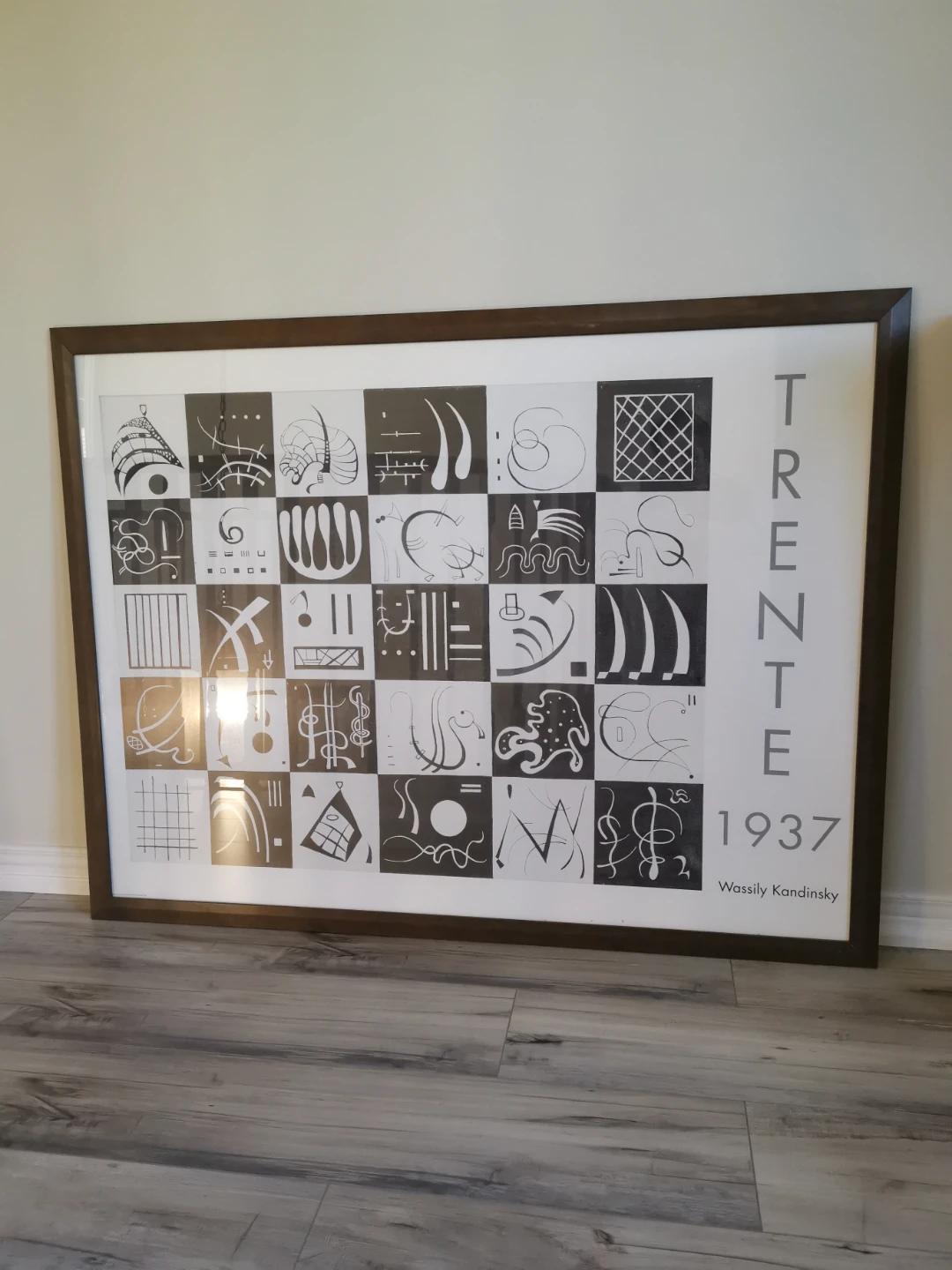 Wassily Kandinsky Trente 1937 Framed Art Print