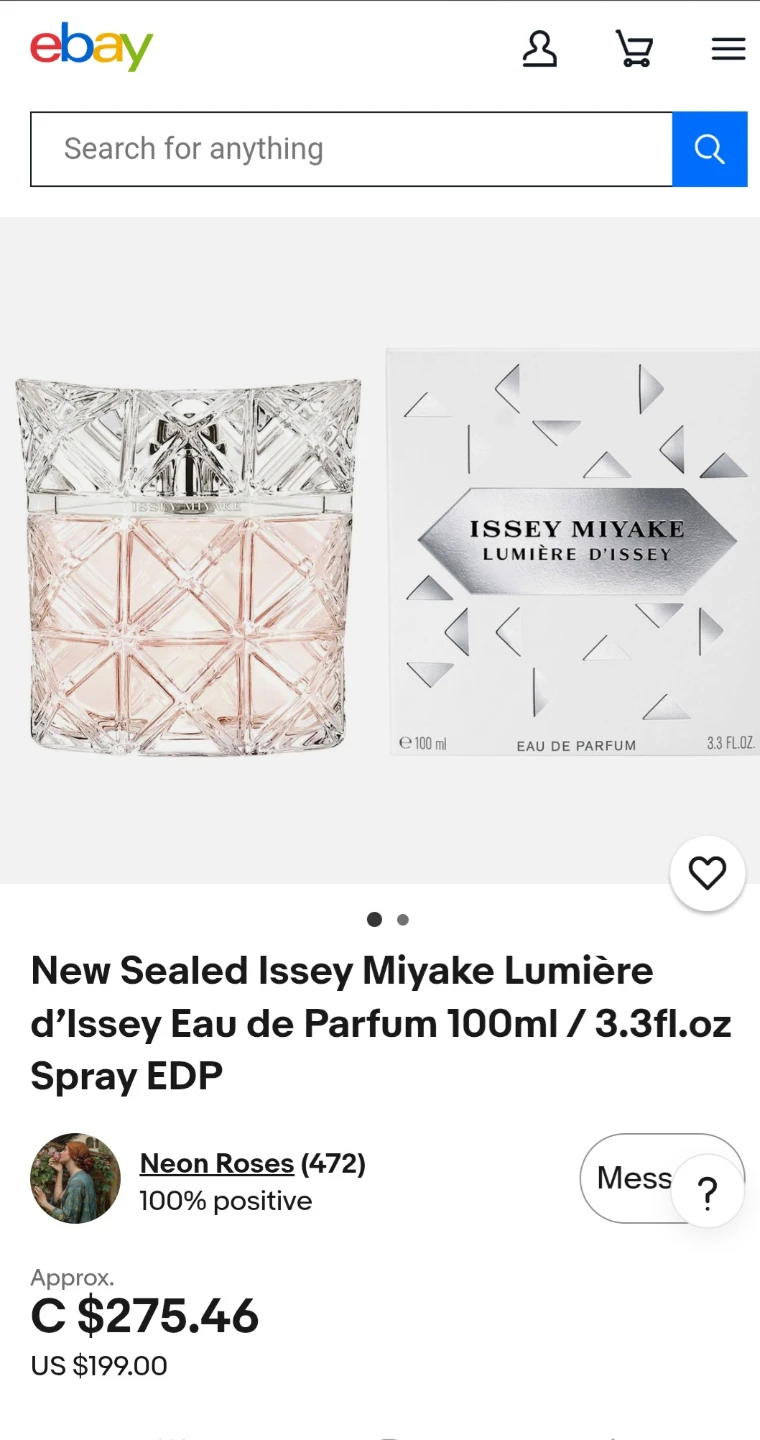 Issey Miyake Lumière d'Issey Eau de Parfum 50ml