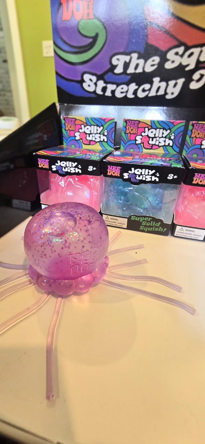 NeeDoh Jelly Squish Jellyfish Toy