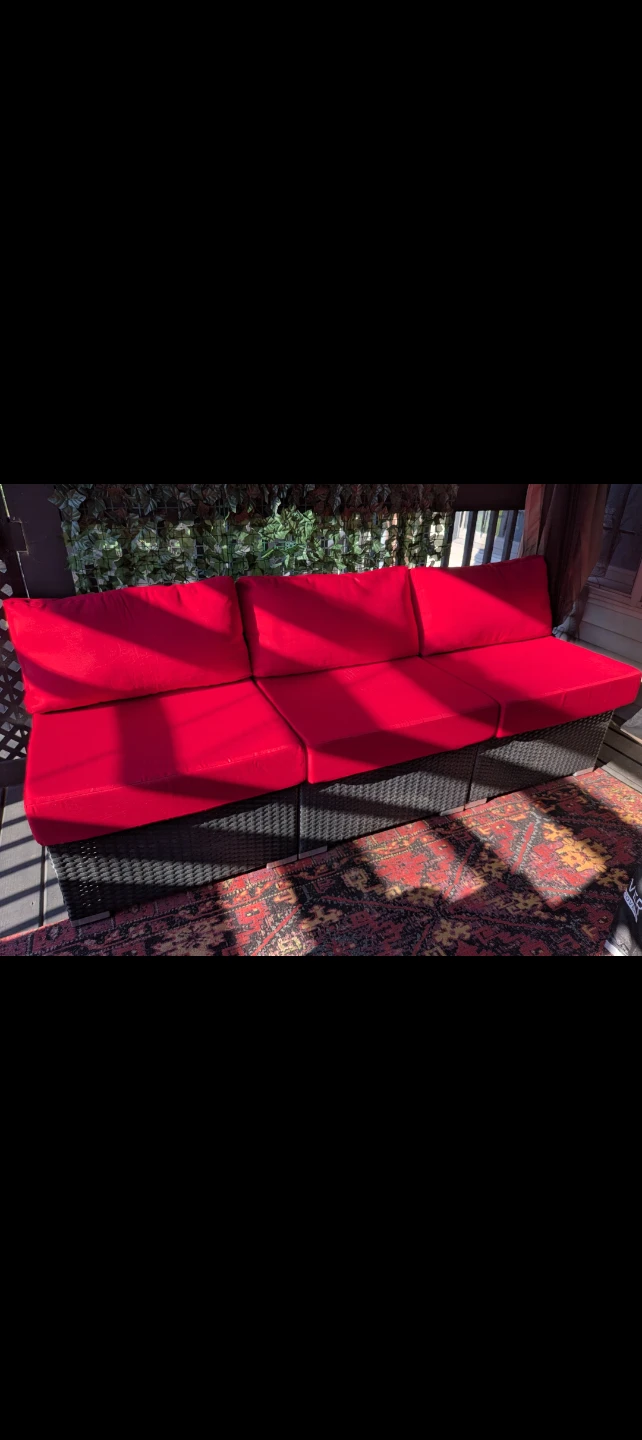 Brown Wicker Patio chairs / furniture