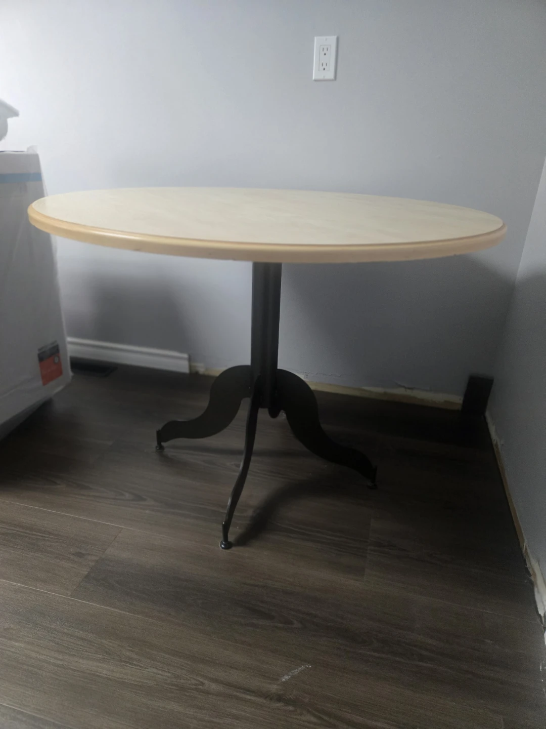 Round Table with Metal Base