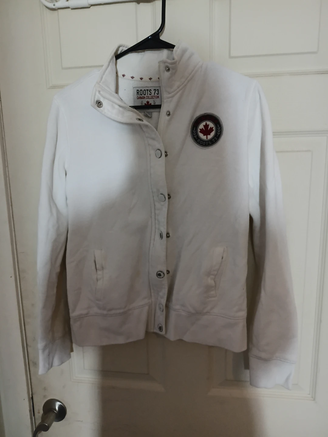 Roots 73 White Snap-Front Jacket