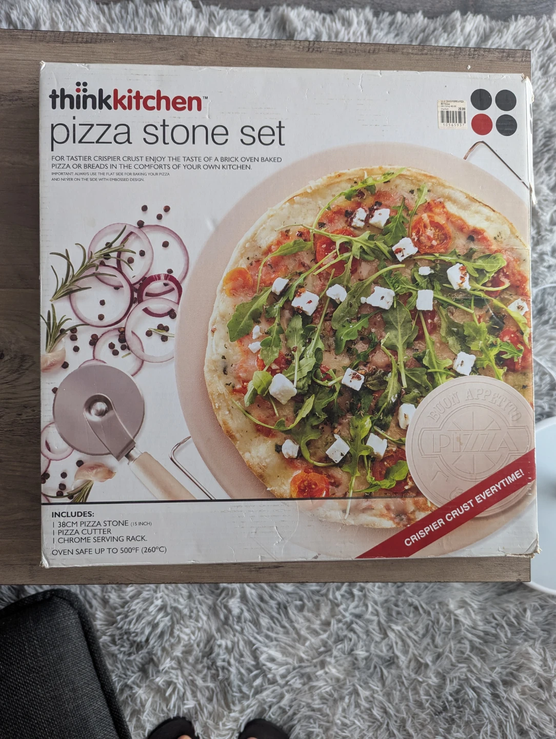 thinkkitchen Pizza Stone Set