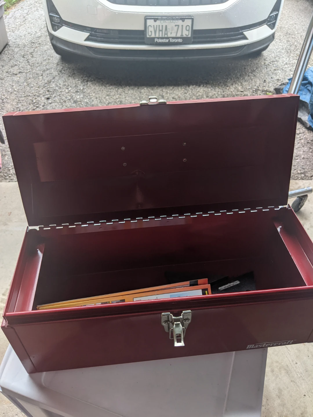 Mastercraft Red Metal Tool Box - photo 3