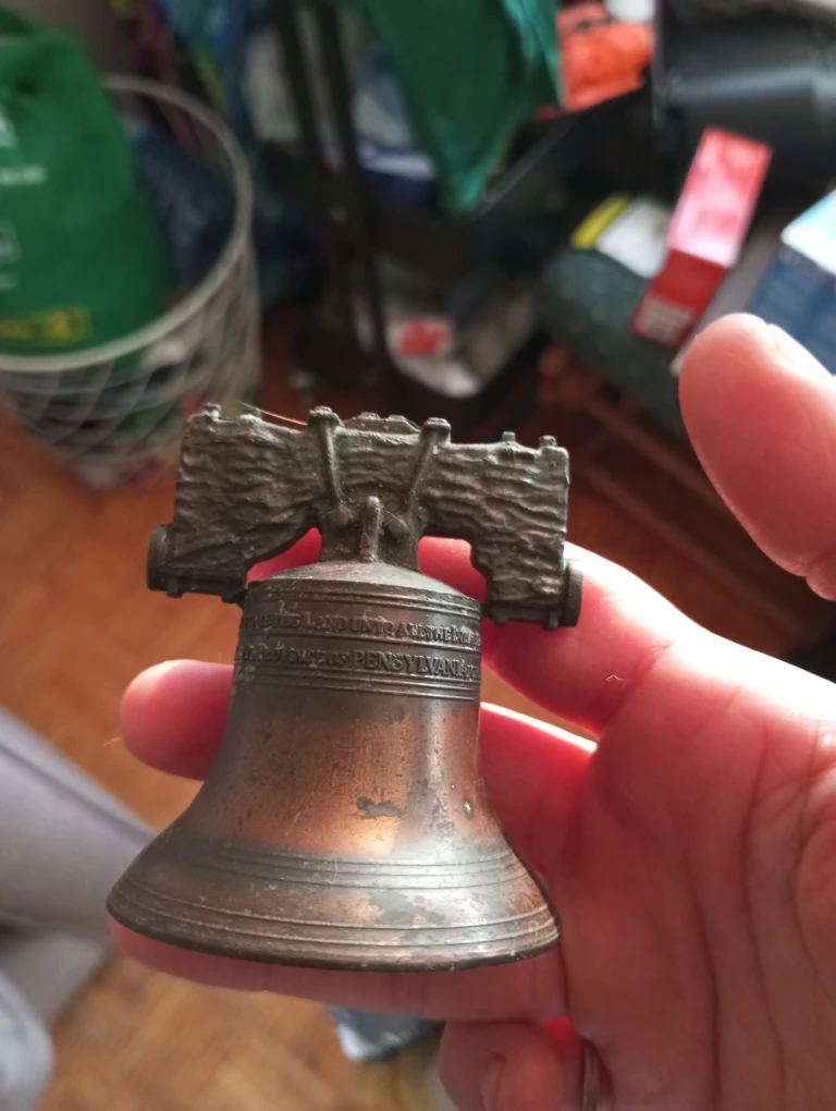 Vintage Liberty Bell Replica Decor 🏈