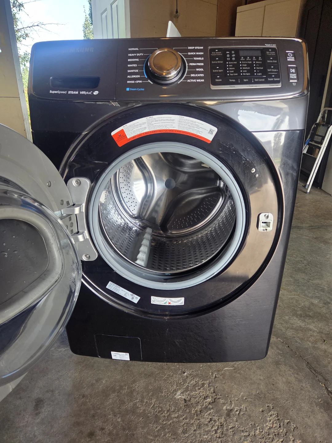 Washing machine  Samsung super speed, steam, VRT Plus, HE - photo 2