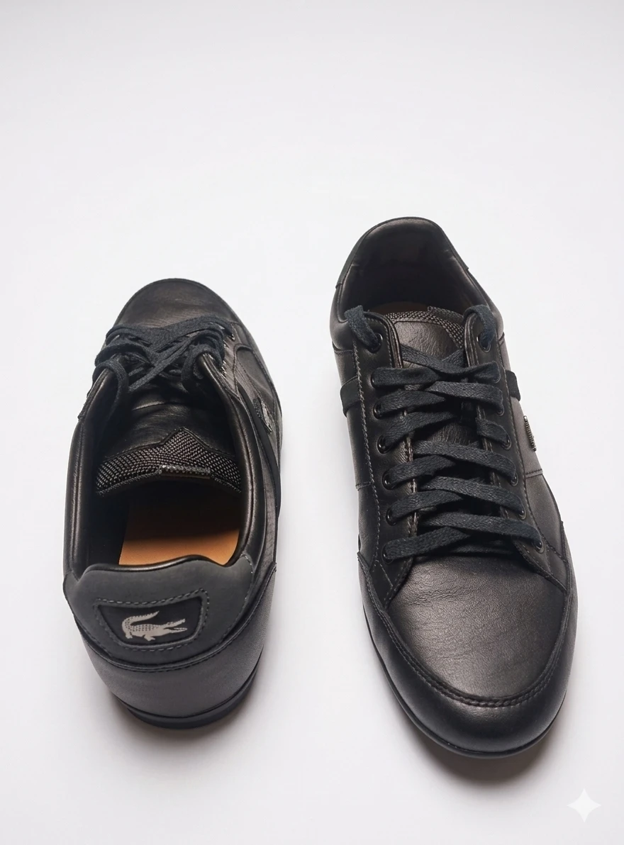 Lacoste Black Leather Sneakers - photo 2