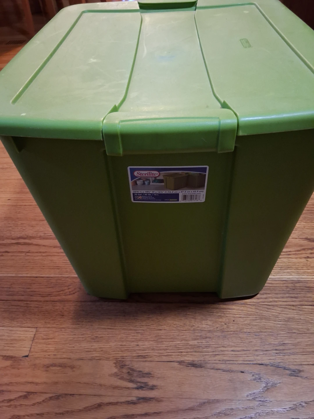 Sterilite 20 Gallon Storage Tote in Soft Fern - photo 5